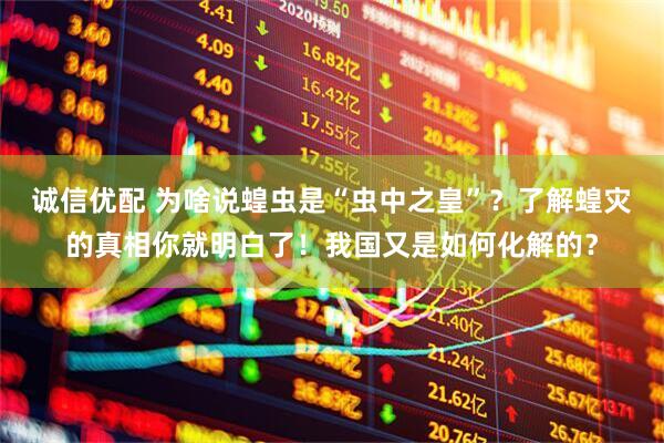 诚信优配 为啥说蝗虫是“虫中之皇”？了解蝗灾的真相你就明白了！我国又是如何化解的？